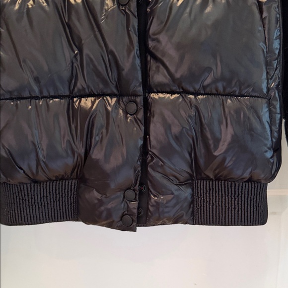 Superdry High Shine Black Puffer Jacket - Picture 4 of 11